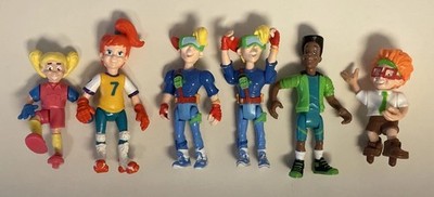Vintage Burger King BK Kids Club, 1990 Set of 6 Action Figures