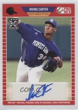 2021 Leaf Pro Set Baseball Blaster Auto Irving Carter #PS-IC1 Auto 03j5