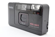 Konica BigMini Point Shoot 35mm Film Camera Black Excellent From JAPAN 3349