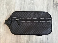 VJ Sportivo Kulturbeutel Tasche Reise Kariert Schwarz