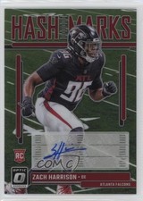 2023 Panini Donruss Optic Hash Marks Zach Harrison #HM-50 Auto 2u3