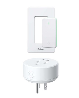 Remote Control Outlet Plug Switch, Buckle Design & Removable Wireless Light S...
