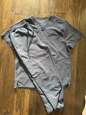 Mandala Men s Scrub Set Medium Caribbean Navy Blue NWOT