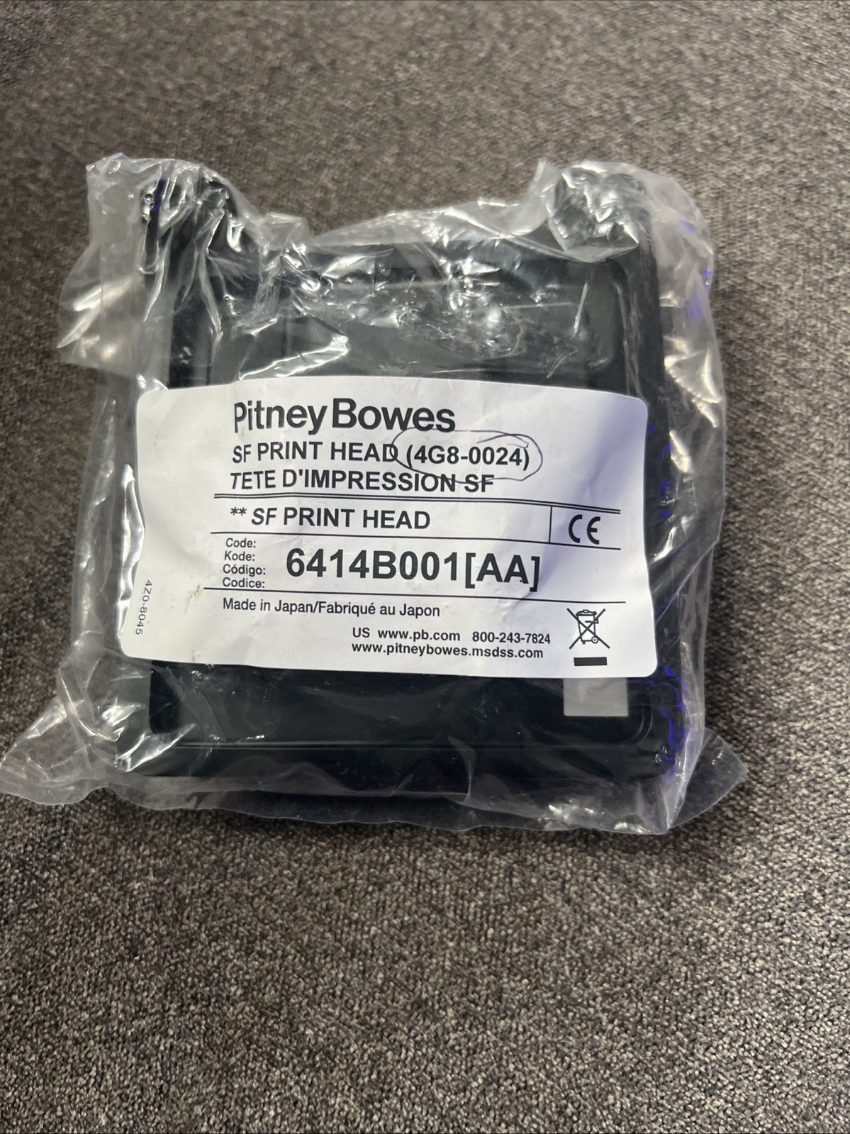 Pitney Bowes 4G8-0024 print head for C Series C-Lite C200 C300 C400 C500 C-Auto