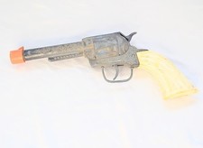 Vintage Pony Boy Metal Cap Gun Diecast Pistol