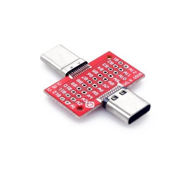Treedix USB 3.1 TypeC Male to Female Test Board Circuirt Board 24Pin for Date...