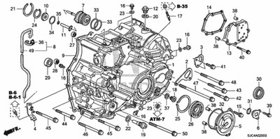 Genuine Honda Case Set Transmission 21010-RJF-305