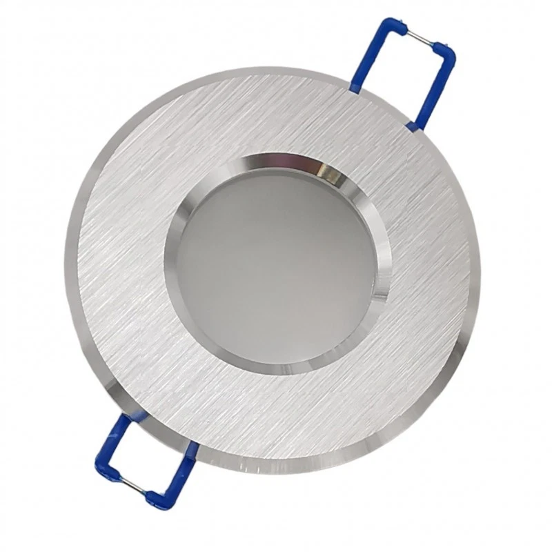 PORTAFARETTO GU10 IN METALLO UNIVERSO 72MM COLORE ARGENTO P1-GU10-A - Immagine 3 di 3