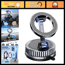 360  Adjustable Car Phone Holder, Strong Suction  Magnetic Mount for Dashboard,