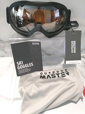 OUTDOOR MASTER Skibrille Dual-Layer Lens UV 400 Schutz, Überbrille