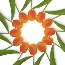 12 Pcs Real-Touch Tulip Artificial Fake Flowers for Home Kitchen Wedding