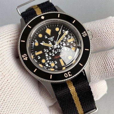 Tandorio  50-Fathoms 40mm Luminous Ghost Dial Miyota 8215 Automatic Men Watch