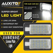 Led License Plate Replacement Lights For Audi A3 A4 S4 A6 A8 Quattro Canbus New Led License Plate Replacement Lights For Audi A3 A4 S4 A6 A8 Quattro Canbus New