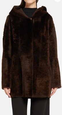 Christ Lammfell Wende Mantel Jacke Judith AP Dunkelbraun Gr. 36 LP: 2.399 EU