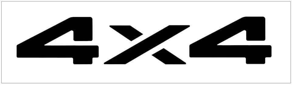 QUALITY PRINTS USA Aftermarket 1994-02 Dodge Truck Ram & Dakota - 4x4 - Tailgate Decal - 2.15"