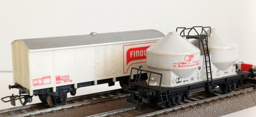 JOUEF 6266 + LIMA 2803 HO Lot 2 Wagons FINDUS + Pulvérulents SNCF 1/87 1:87 | Condition: Occasion