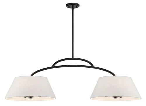 Minka Lavery 5398 Headington 6 Light 48"W Chandelier - Coal - Picture 7 of 8