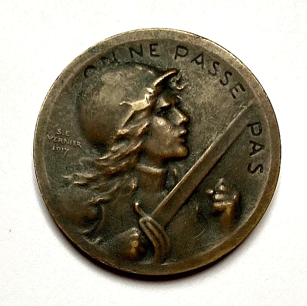 フランス　第一次世界大戦　「マルヌの戦い」記念公式ブロンズメダル 1914年発行 25+ ww1 french medal for sale | Updated Oct 2026