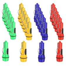 Mini Flashlight Keychain, 24PCS Bulk Assorted Colors Toy Flashlight for Hiking C