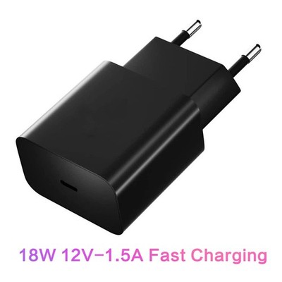 18W 12V Type-C schnell Ladegerät Charger Netzstecker Steckernetzteil Adapter