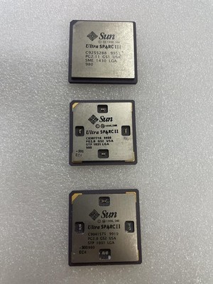 SUN MICROSYSTEMS LOT OF 3 ULTRASPARC II CPUS | eBay