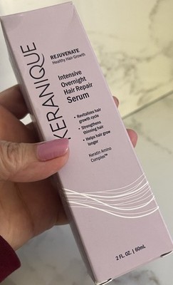 Keranique Hair Growth Intensive Overnight Hair Repair Serum 2 Oz