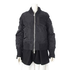 Sacai 19AW Docking MA-1 Blouson Jacket outer 19-04713 black 1