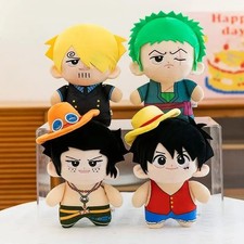 Anime 23cm Plush toys Luffy Zoro Ace Sanji Plush Toy doll Backpack Hangings Kid