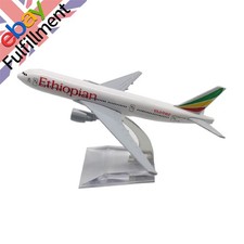 1/400 15cm Aircraft Ethiopian Cargo B777F Alloy Diecast Plane Model Display