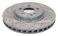 2X Bremsscheibe Febi Bilstein 107501 FüR Gla Mercedes Cla W176 Klasse W246 W242