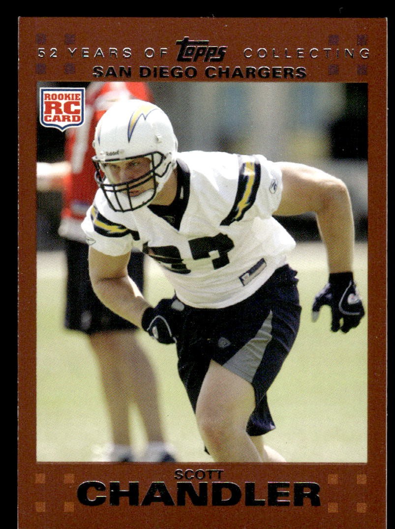 2007 Topps #340 Scott Chandler RC Rookie Copper /2007