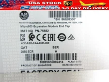 New Sealed AB 2085-ECR Micro800 Expansion Module End Cap 2085ECR