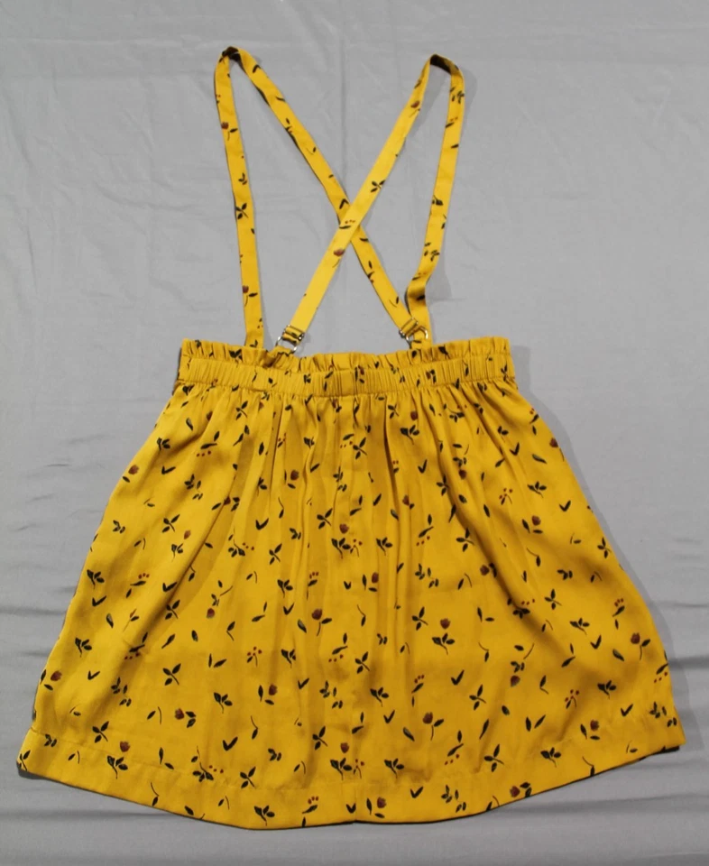 Urban Outfitters Mujer Amarillo Floral Falda Mono Falda Mediana LEER Foto 2 de 4