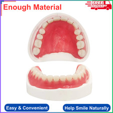 Do It Yourself Denture Fake Teeth Top Bottom Temporary Teeth for Improve Smile