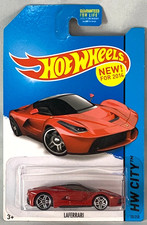 Hot Wheels LaFerrari La Ferrari 2014 Nuevo Fundición Rojo PR5s con Protector