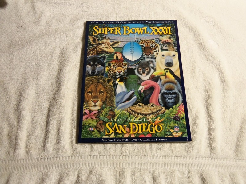 1998-Official Superbowl Program San Diego,Excellent Condition Unused Condition