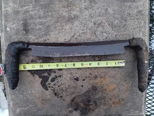 Vintage 11 Inch Blade Large Thick Woodworking Draw Knife