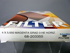 4x5.65" SCHNEIDER GRADUATED MAGENTA HEH 3 FILTER HARD EDGE GRAD 68-203355