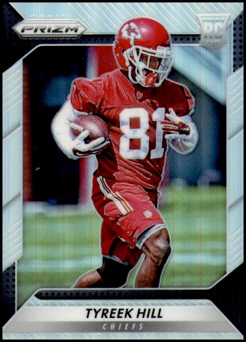 Tyreek Hill 2016 Panini Prizm Silver Rookie Card RC #296 Chiefs