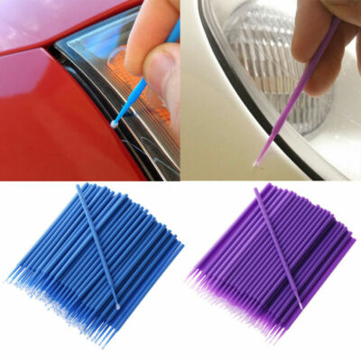 100x Car Detailing Brush Washing Auto Detailing Cleaning Kit Touch Up Paint Tips