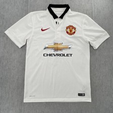 Manchester United Jersey Shirt Adult Small White Michael Carrick Nike Soccer Men