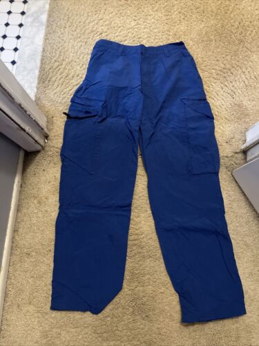 Vintage DKNY Jeans Men’s Nylon Tracksuit Blue Pant