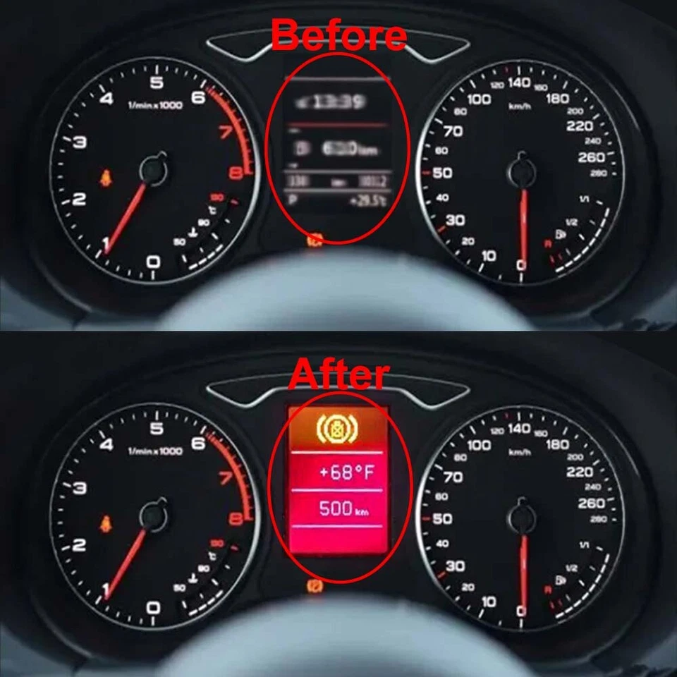 LCD Display Screen For Audi TT A3 A4 A6 Instrument Cluster Repair 1999-2006 Foto 4 de 4