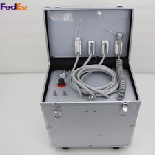 Portable Dental Turbine Unit with Air Compressor Suction Triplex Syringe BD-402B
