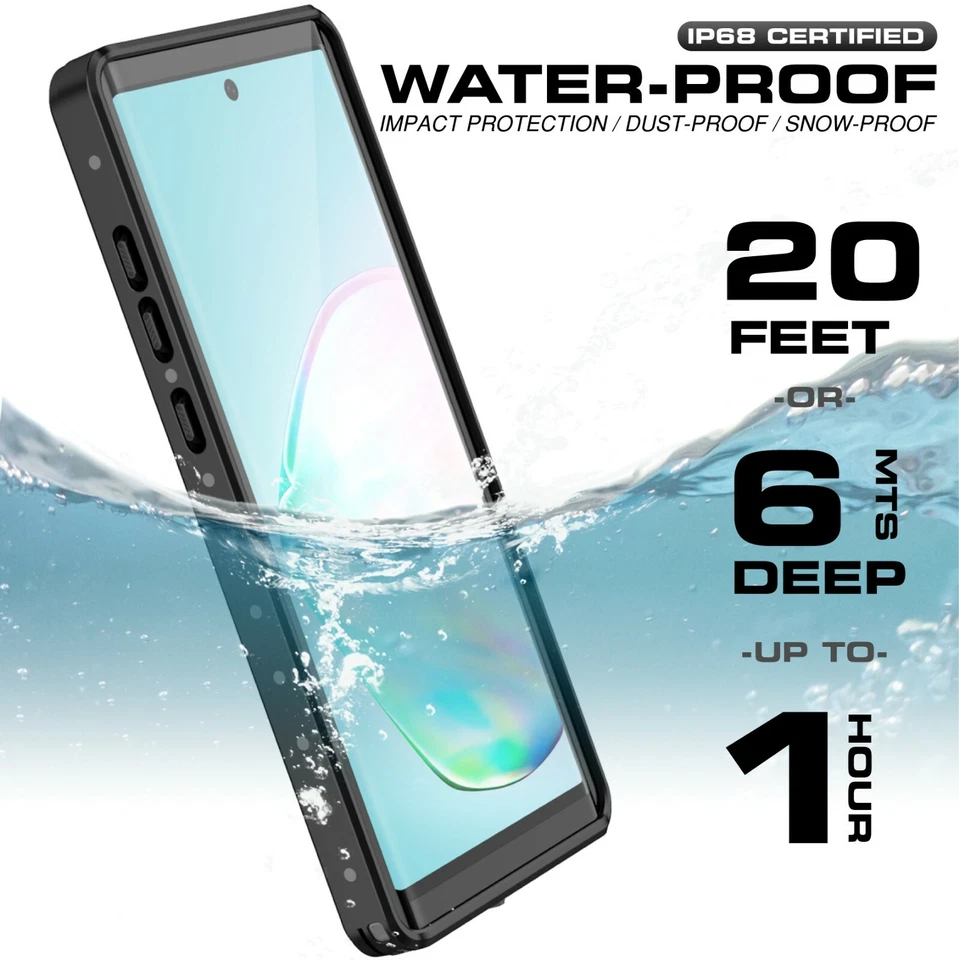 Capa impermeável Samsung Galaxy Note 10/10+ Plus com protetor de tela - Imagem 2 de 4