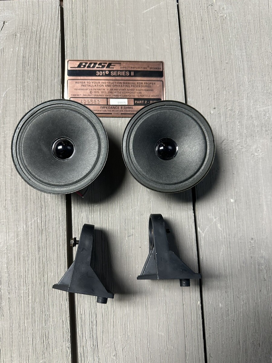 Pair of BOSE 301 Series II Tweeters Original OEM with Pair of BOSE 301 Series II Tweeters Original OEM with