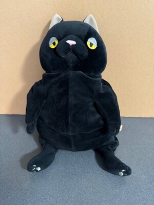 Shinada Global Mochi-Neko Cat Black Kuro L Size Plush Doll Stuffed