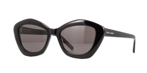 Rachel Zoe Nina Cat Eye Sunglasses Oversized Black Gray NWT  display picture 3