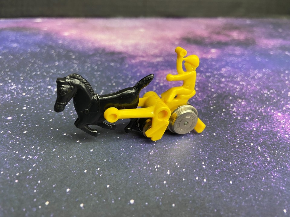 Set of 4 Horses / Riders for 70's Woolworth Harness Racing Game Exc