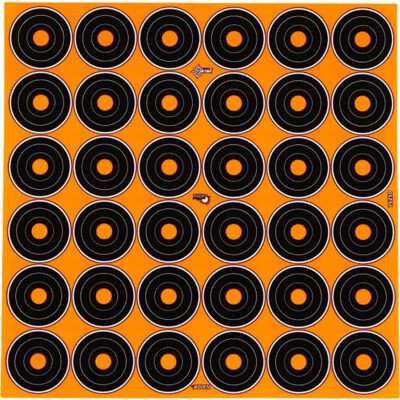 EzAim Splash 1 in. Bullseye Adhesive Targets 6x6 in. 12 pk.
